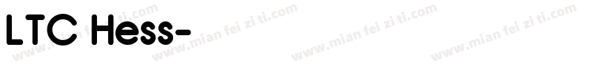 LTC Hess字体转换